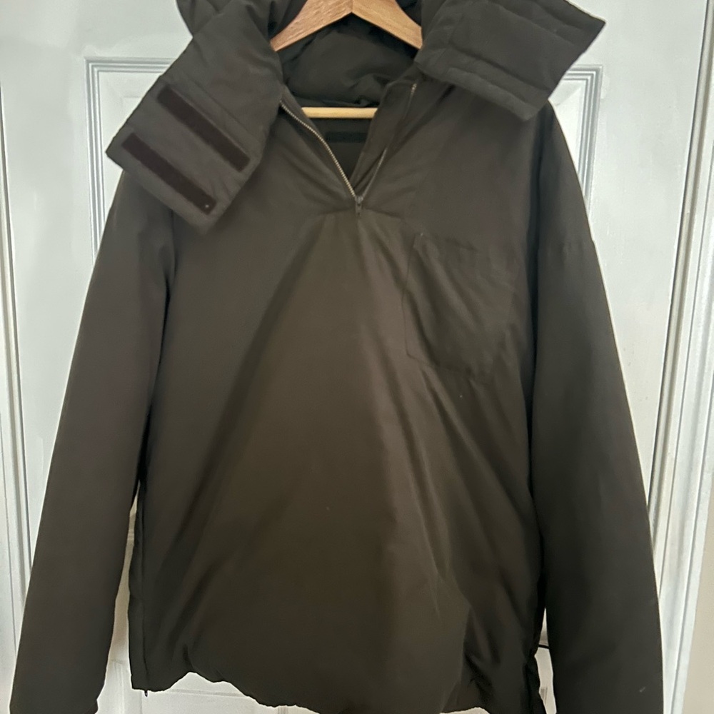 Helmut Lang Olive Green Puffer Jacket